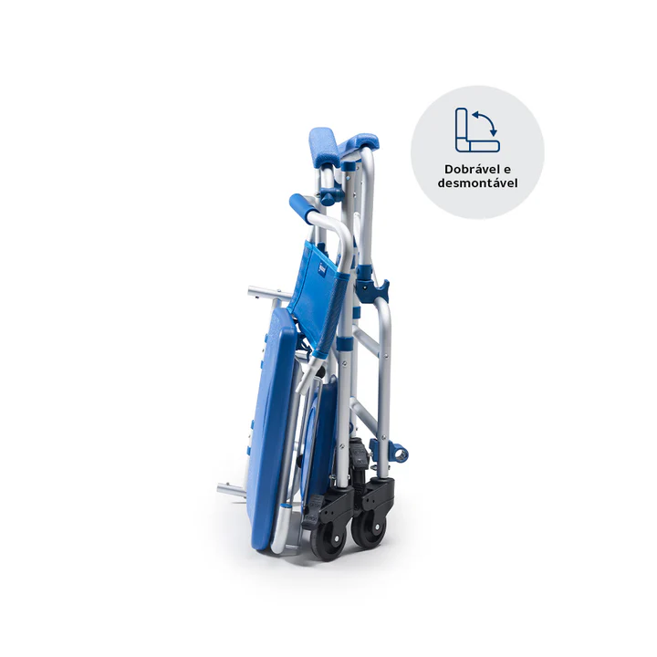 Cadeira de Banho D55 Ultraleve Alumínio 40cm - Dellamed - Imagem 6